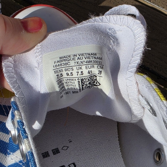 Converse colorful Striped Sneakers - Picture 7 of 8